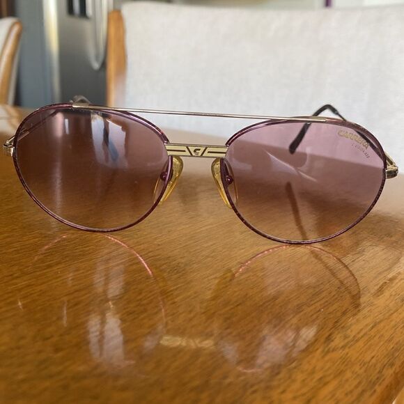 CARRERA 5464 81 Red Stripe Frame Red Lens Round Aviator Sunglasses 55-17-140 main image 6